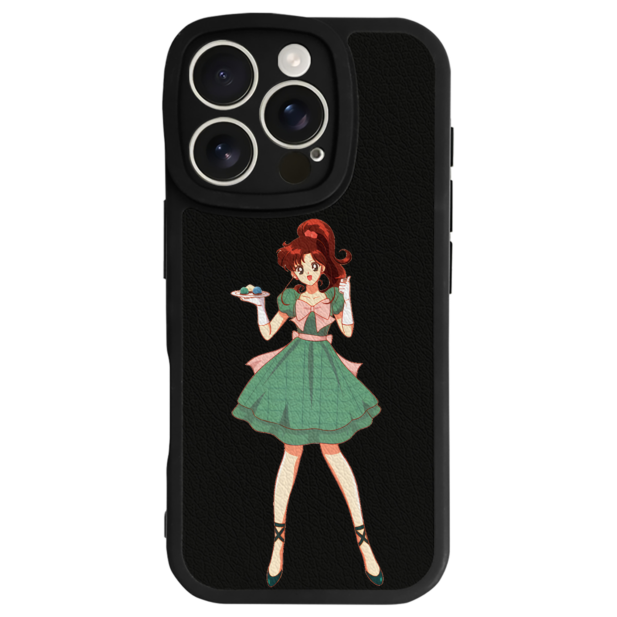 （画像用） 美少女戦士セーラームーン 木野 まこと きの まこと Sailor Moon Kino Makoto （セーラージュピター；Sailor Jupiter） 【iPhone 16シリーズ対応】シリコンスマホケース（レザー調） 材質：シリコン
